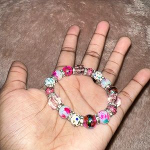 Colorful pink bracket